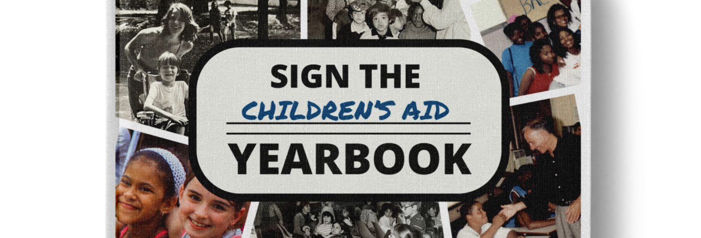 Sign the Children's Aid Yearbook